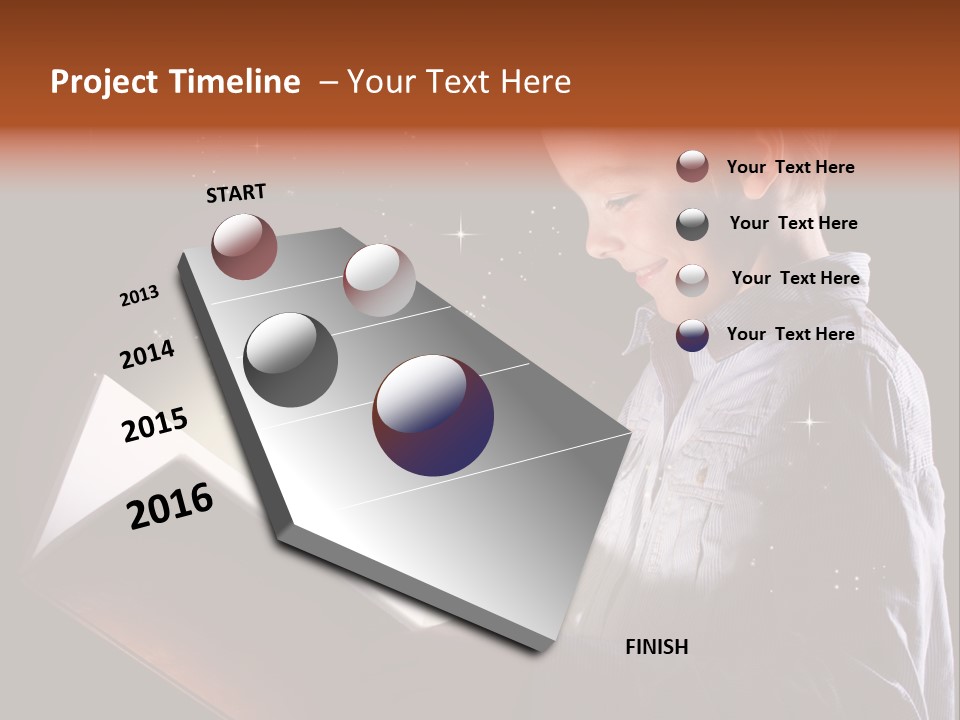 Scared Fairy Cute PowerPoint Template