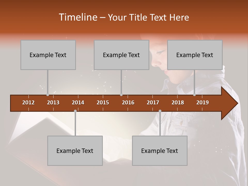 Scared Fairy Cute PowerPoint Template
