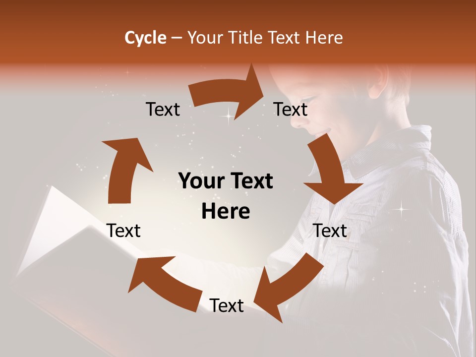 Scared Fairy Cute PowerPoint Template