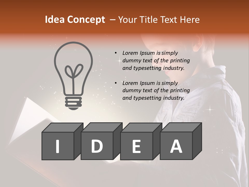 Scared Fairy Cute PowerPoint Template