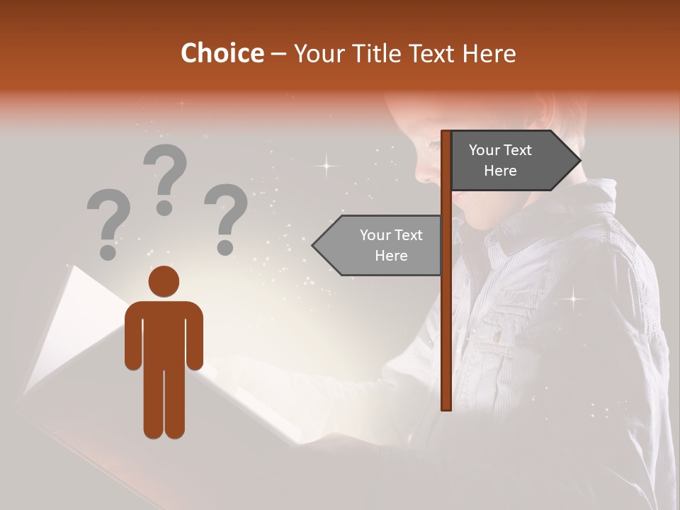 Scared Fairy Cute PowerPoint Template