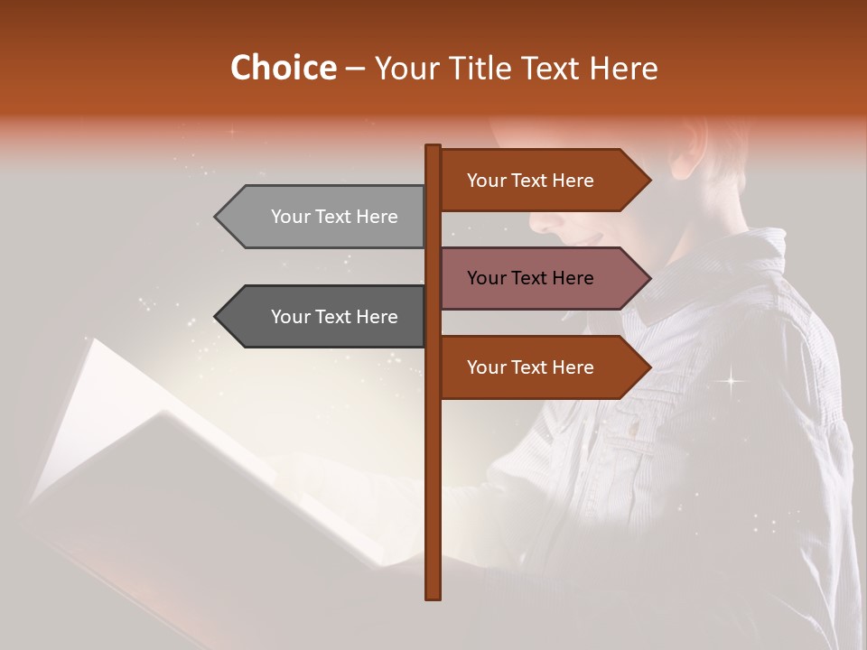 Scared Fairy Cute PowerPoint Template