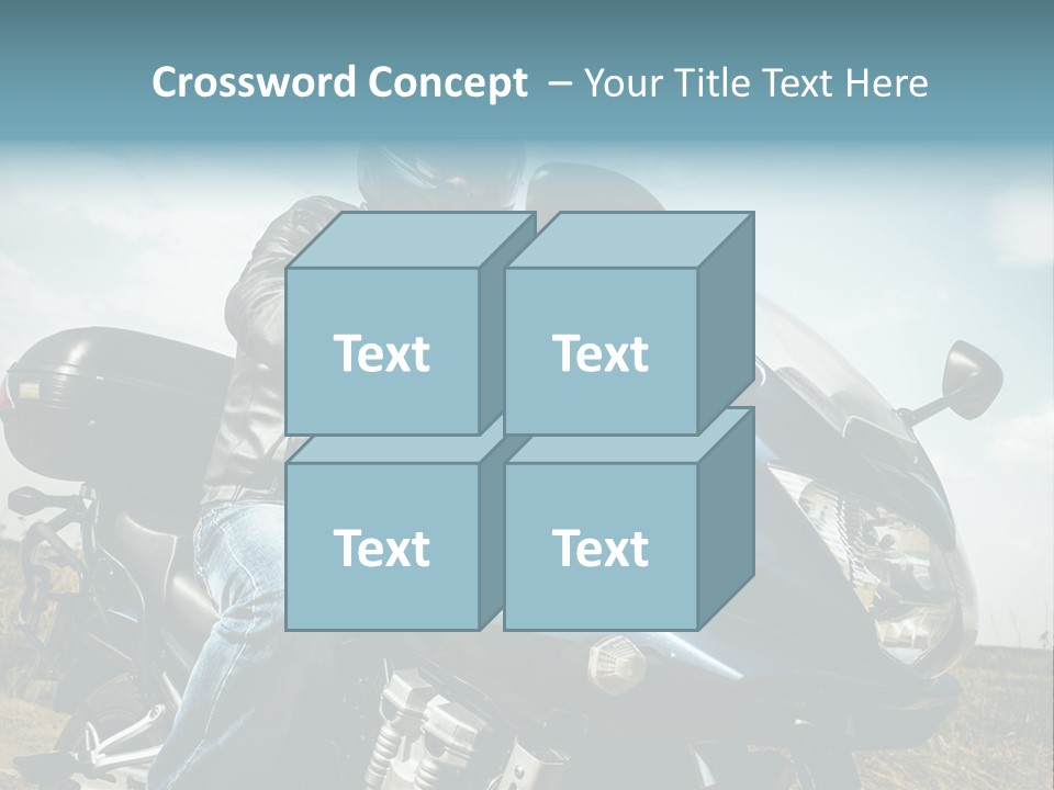 Vehicle Fresco Helmet PowerPoint Template