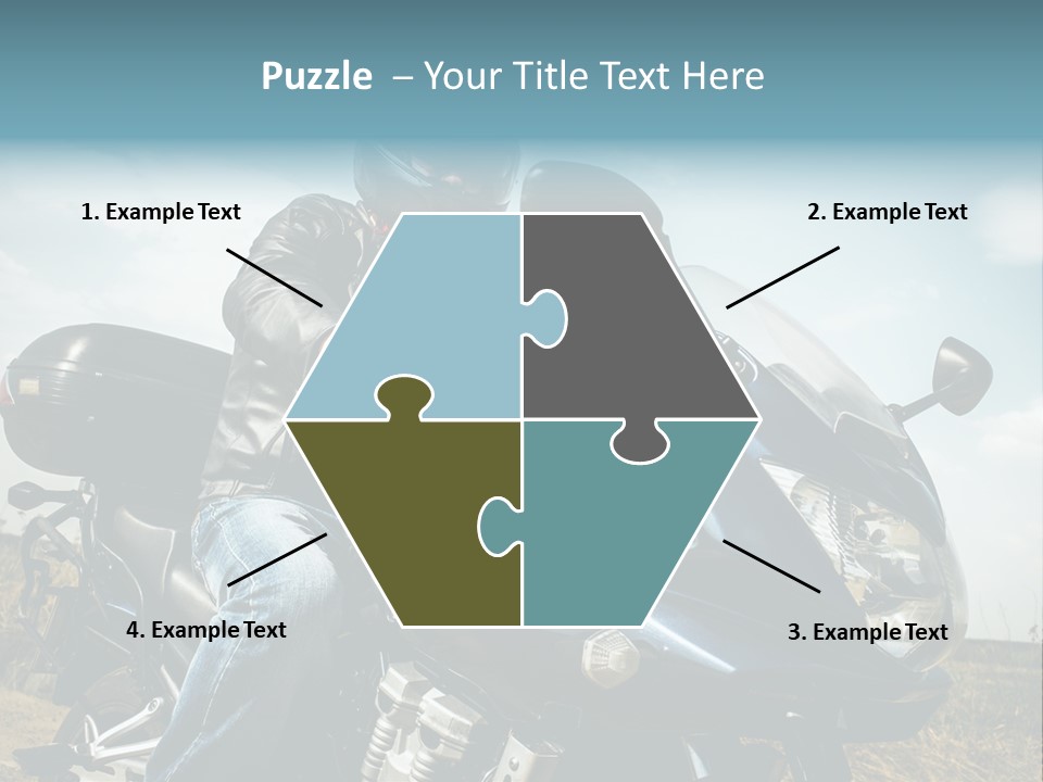 Vehicle Fresco Helmet PowerPoint Template