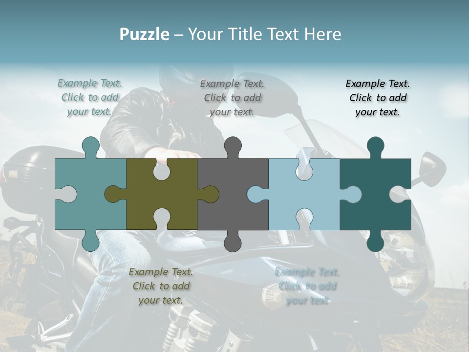 Vehicle Fresco Helmet PowerPoint Template