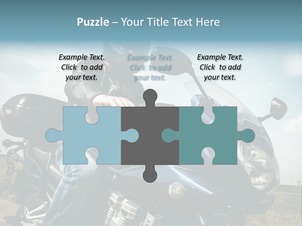 Vehicle Fresco Helmet PowerPoint Template