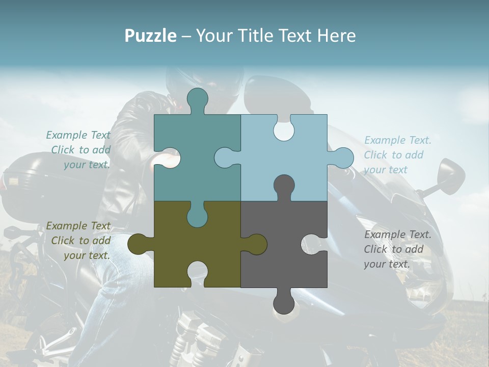 Vehicle Fresco Helmet PowerPoint Template