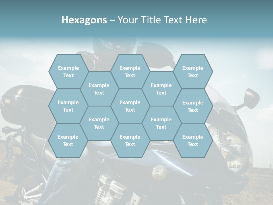 Vehicle Fresco Helmet PowerPoint Template
