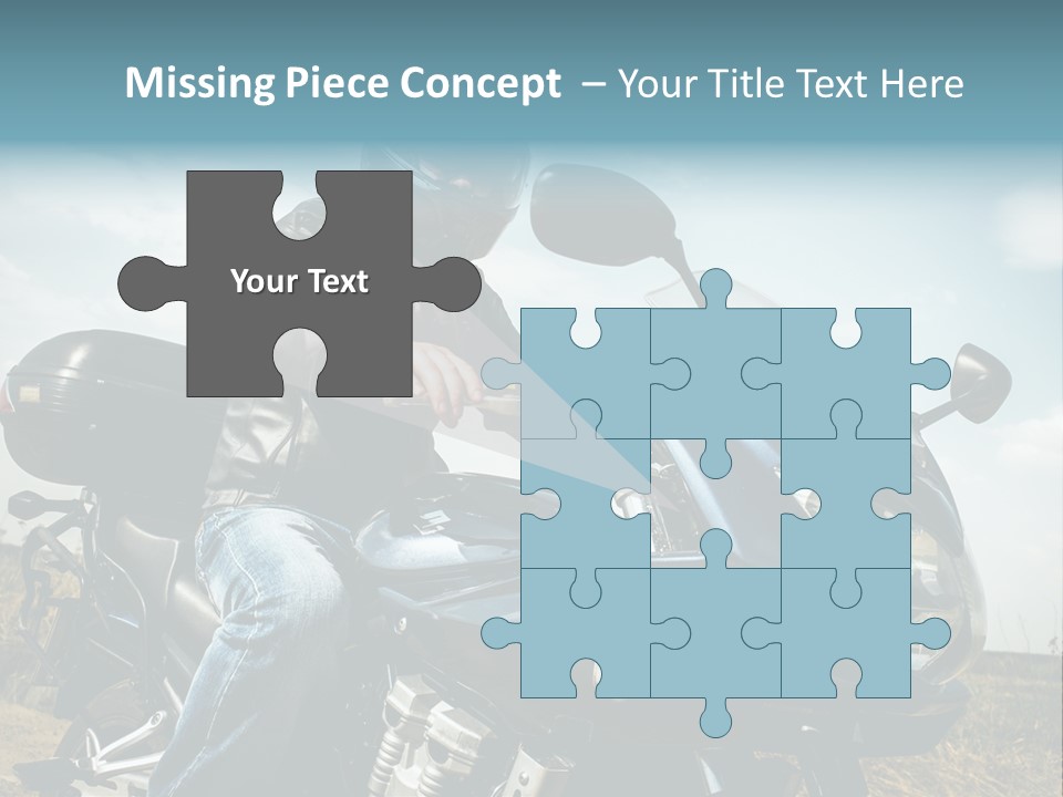 Vehicle Fresco Helmet PowerPoint Template