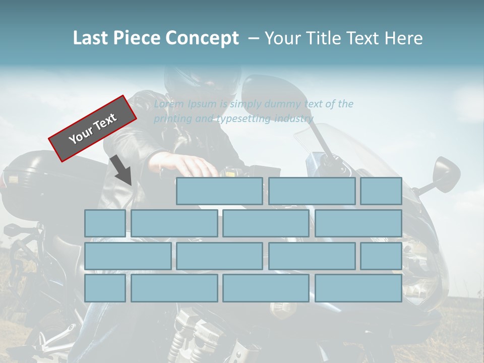 Vehicle Fresco Helmet PowerPoint Template