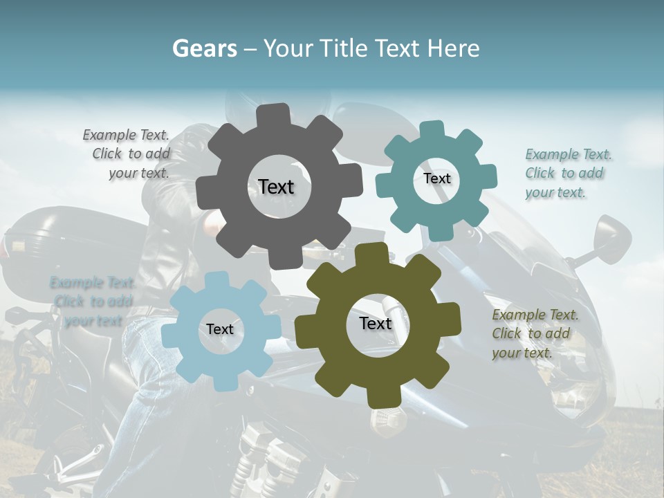 Vehicle Fresco Helmet PowerPoint Template