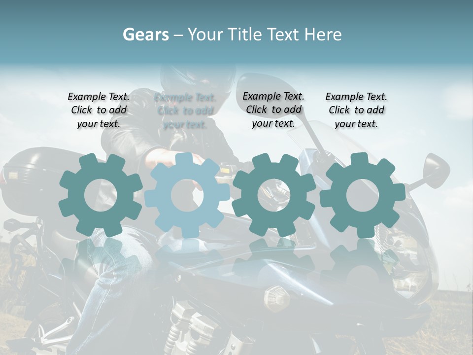 Vehicle Fresco Helmet PowerPoint Template