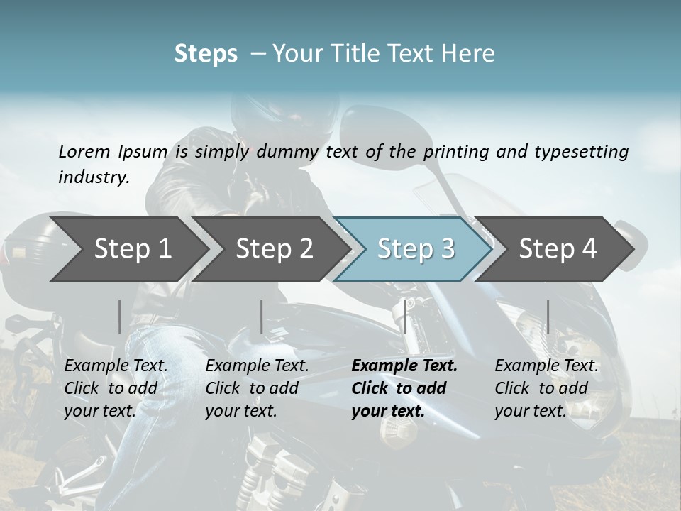 Vehicle Fresco Helmet PowerPoint Template