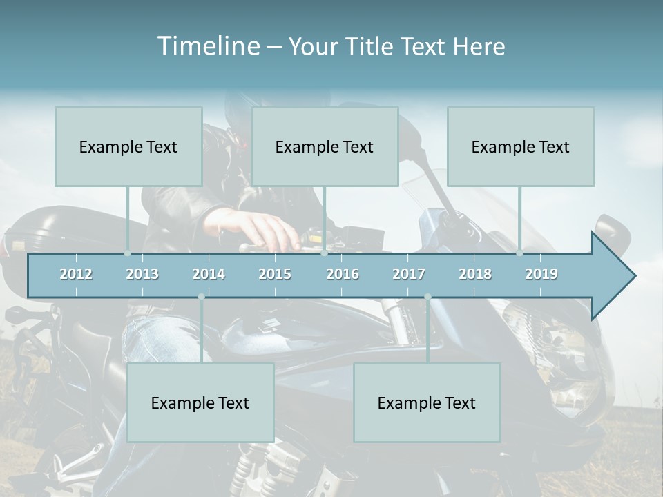 Vehicle Fresco Helmet PowerPoint Template