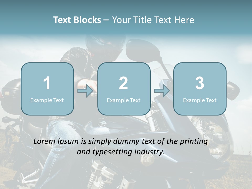 Vehicle Fresco Helmet PowerPoint Template