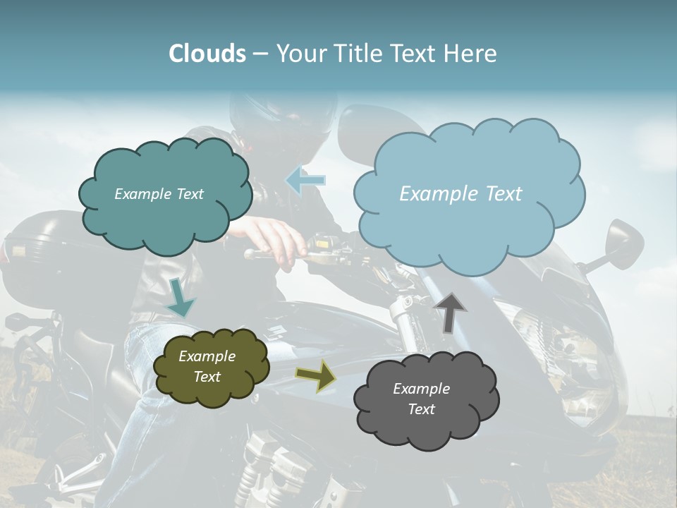 Vehicle Fresco Helmet PowerPoint Template