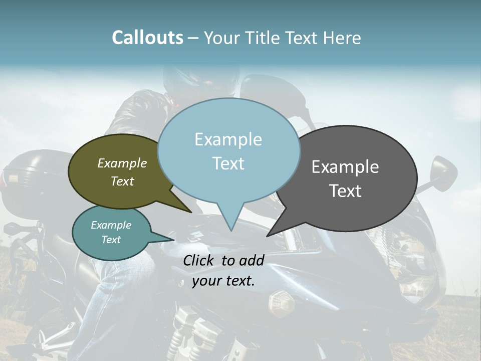 Vehicle Fresco Helmet PowerPoint Template