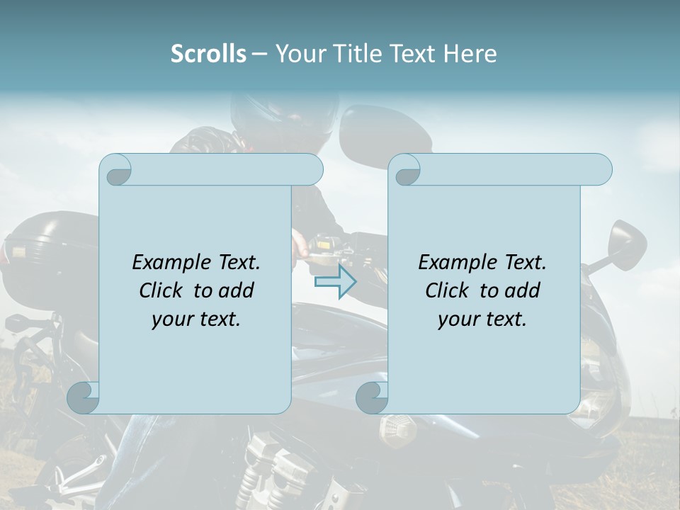 Vehicle Fresco Helmet PowerPoint Template