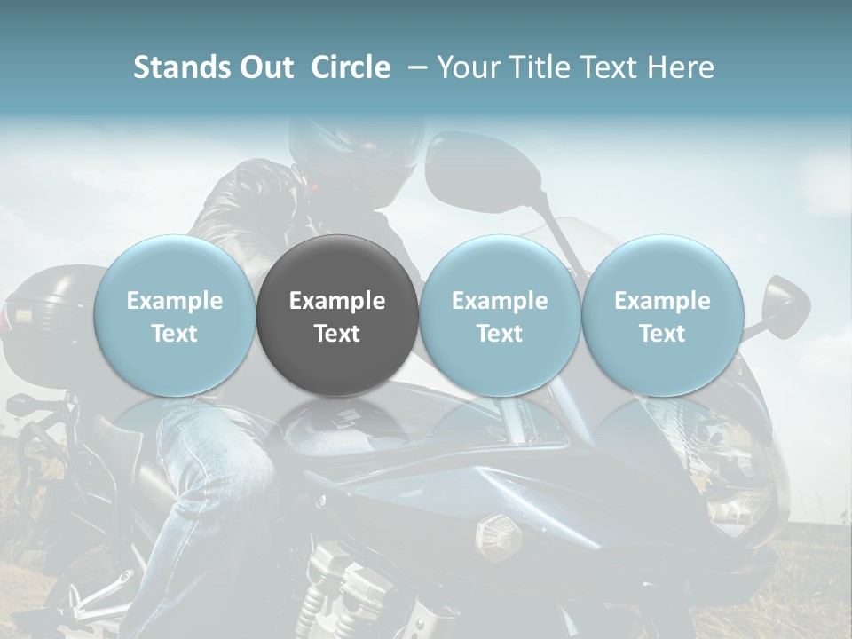 Vehicle Fresco Helmet PowerPoint Template