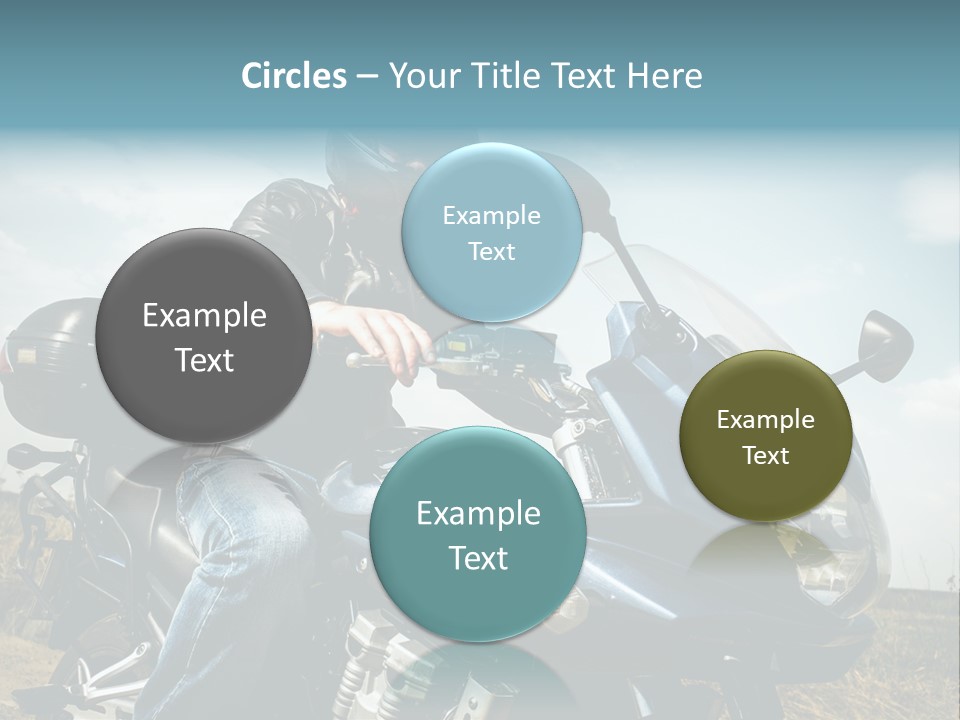 Vehicle Fresco Helmet PowerPoint Template