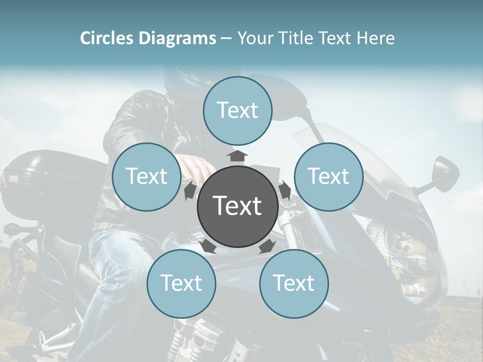 Vehicle Fresco Helmet PowerPoint Template