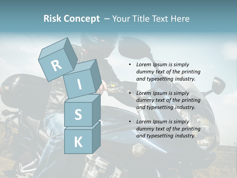 Vehicle Fresco Helmet PowerPoint Template