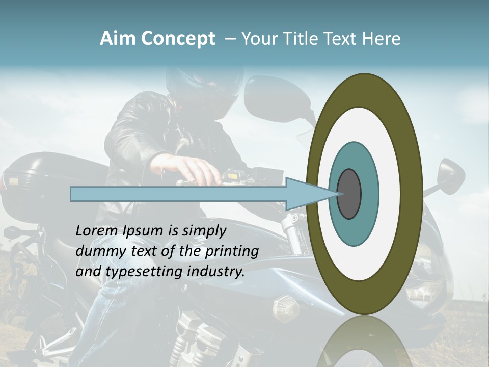 Vehicle Fresco Helmet PowerPoint Template