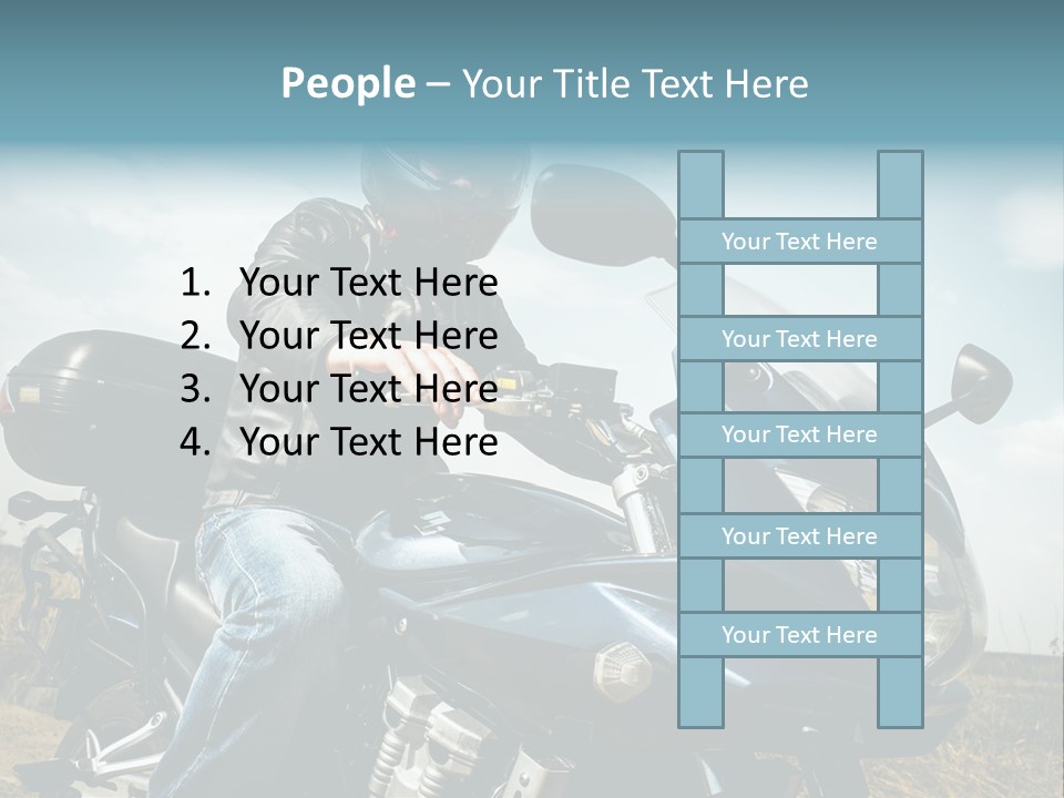 Vehicle Fresco Helmet PowerPoint Template