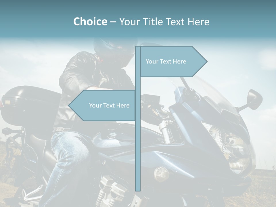 Vehicle Fresco Helmet PowerPoint Template