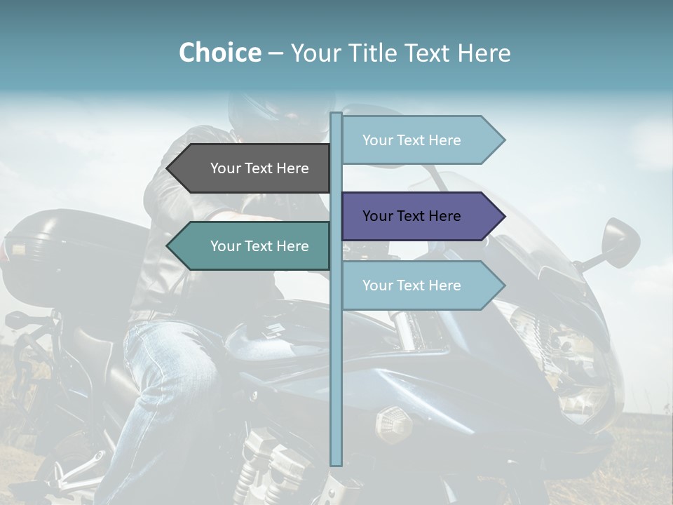Vehicle Fresco Helmet PowerPoint Template