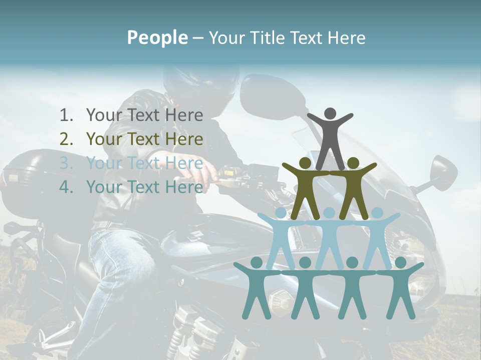 Vehicle Fresco Helmet PowerPoint Template