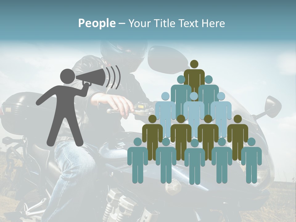 Vehicle Fresco Helmet PowerPoint Template
