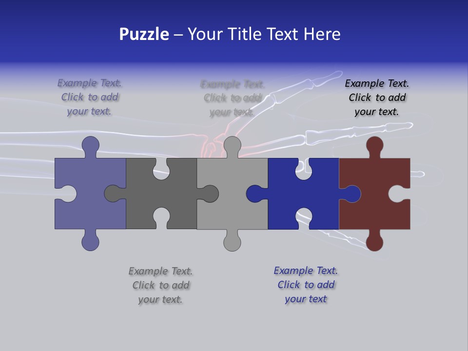 Medical Skeleton Pain PowerPoint Template
