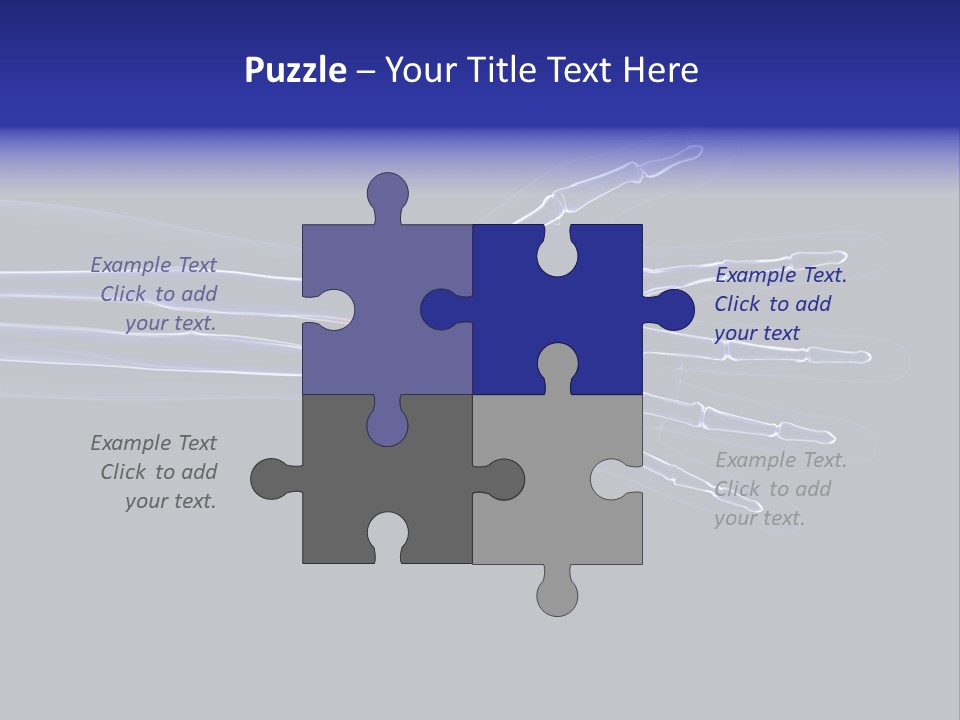 Medical Skeleton Pain PowerPoint Template