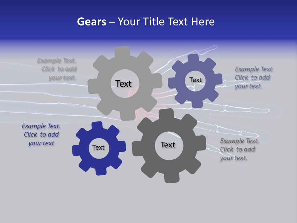 Medical Skeleton Pain PowerPoint Template