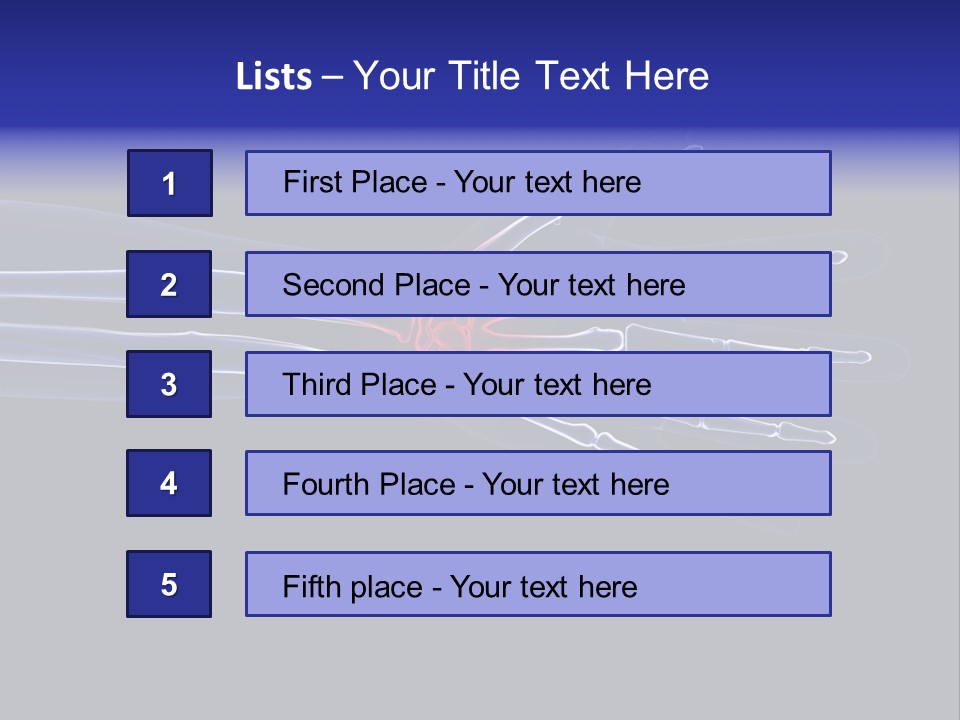 Medical Skeleton Pain PowerPoint Template