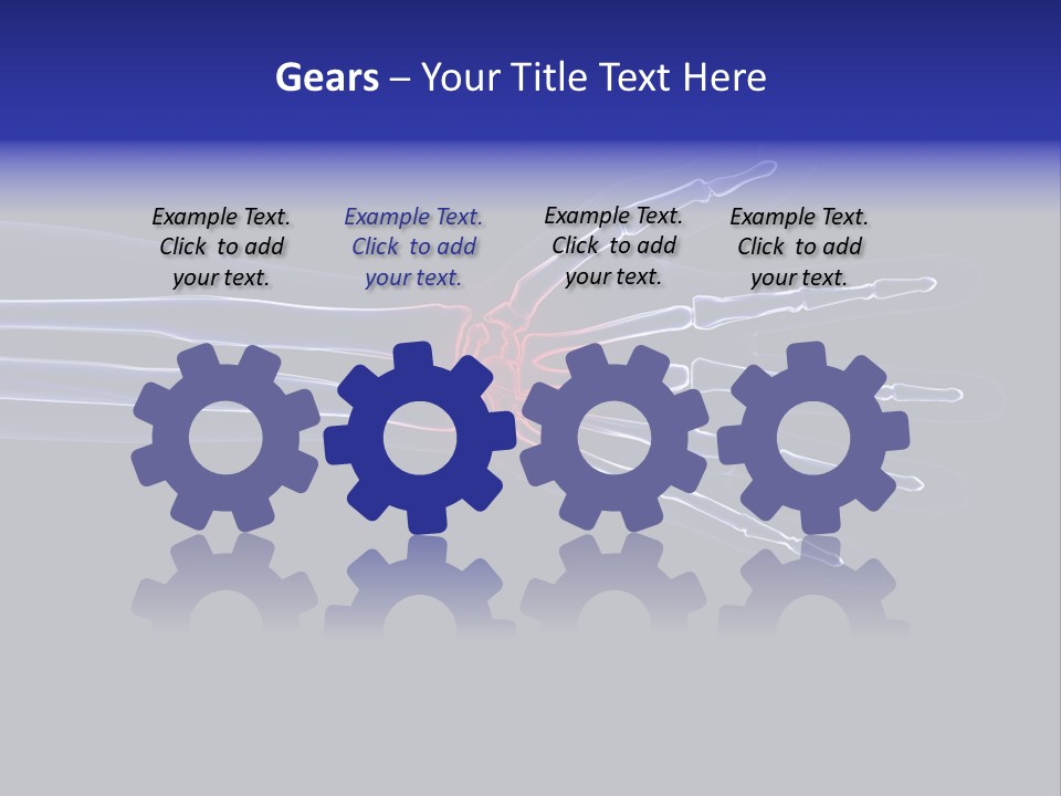 Medical Skeleton Pain PowerPoint Template