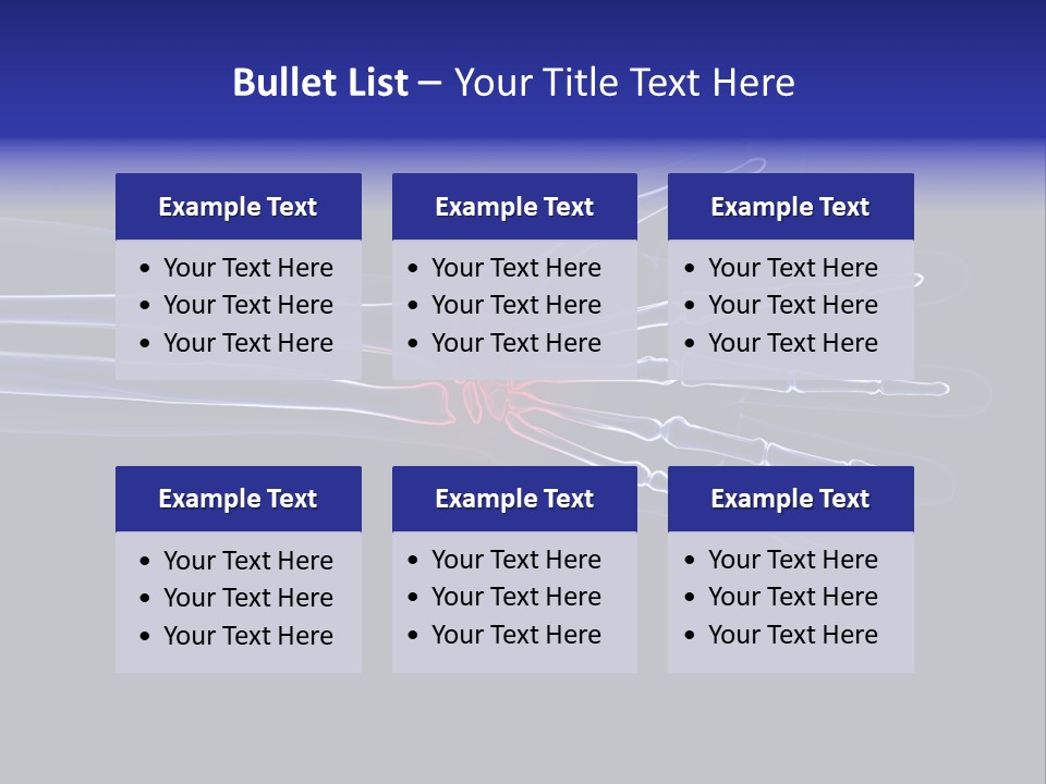 Medical Skeleton Pain PowerPoint Template