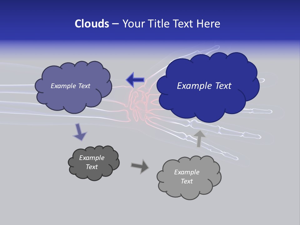 Medical Skeleton Pain PowerPoint Template