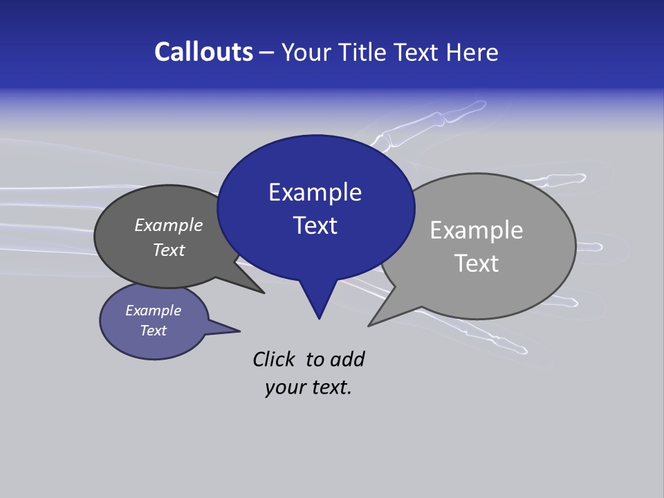 Medical Skeleton Pain PowerPoint Template