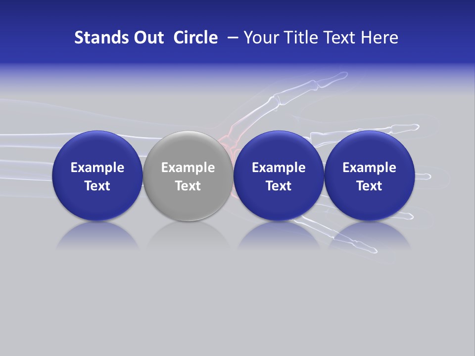 Medical Skeleton Pain PowerPoint Template