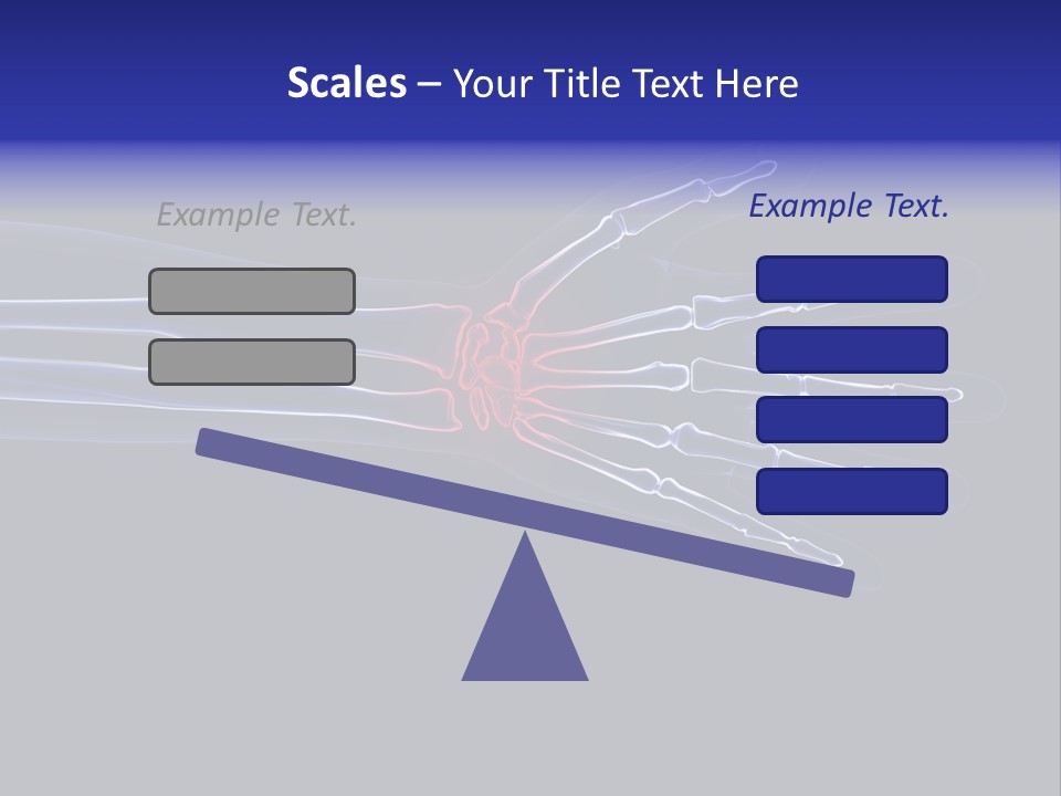 Medical Skeleton Pain PowerPoint Template