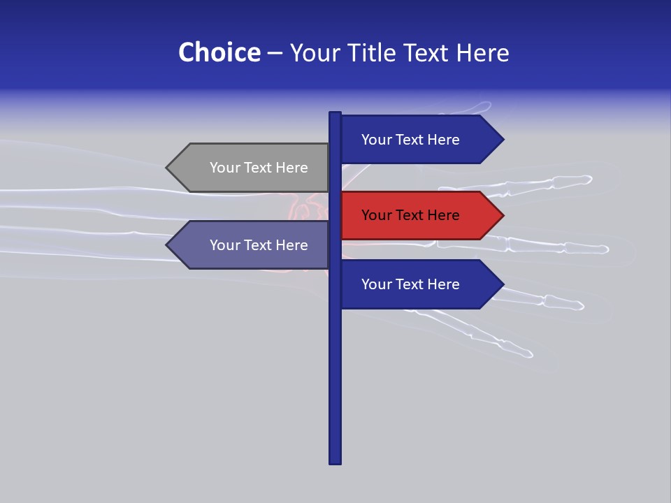 Medical Skeleton Pain PowerPoint Template
