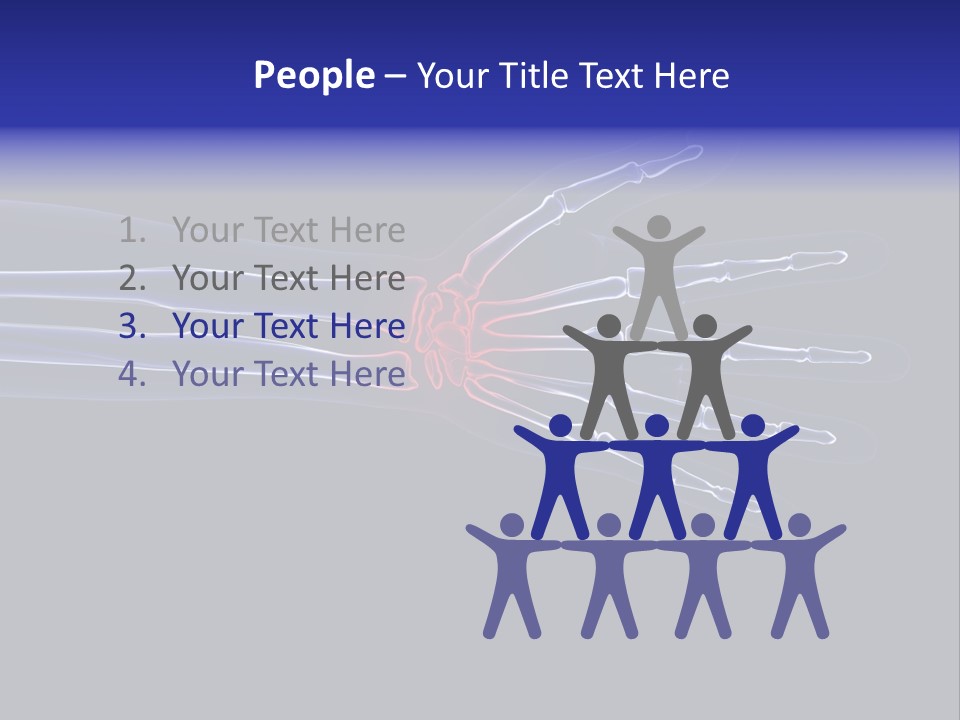 Medical Skeleton Pain PowerPoint Template