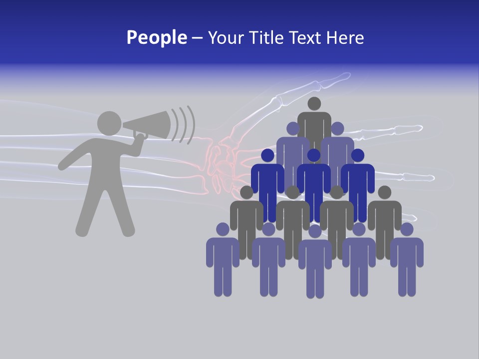 Medical Skeleton Pain PowerPoint Template