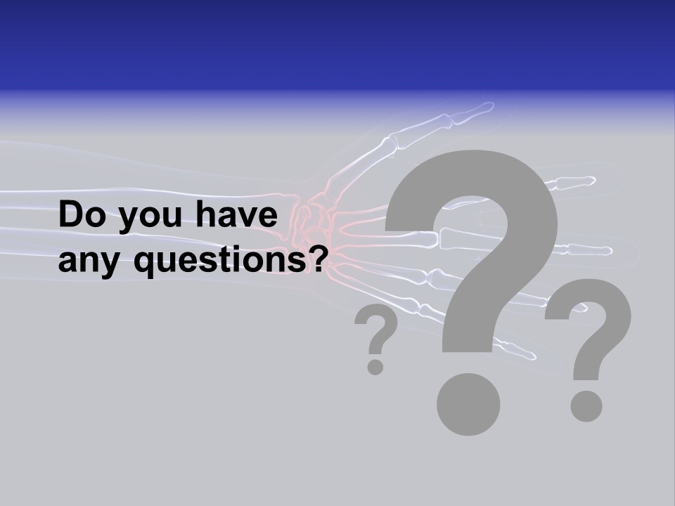 Medical Skeleton Pain PowerPoint Template