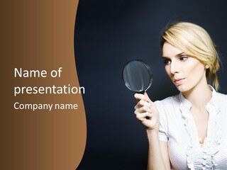 Mystery Detective Copy Space PowerPoint Template