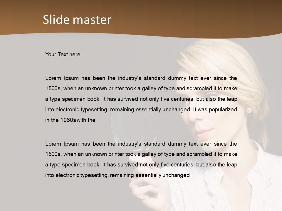 Mystery Detective Copy Space PowerPoint Template