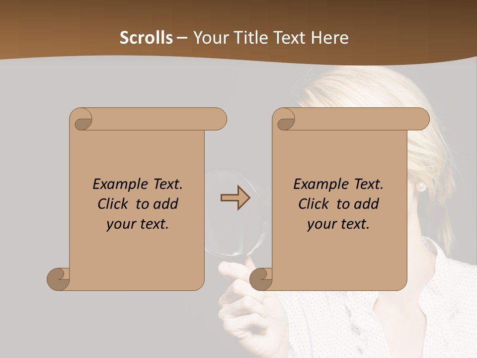 Mystery Detective Copy Space PowerPoint Template