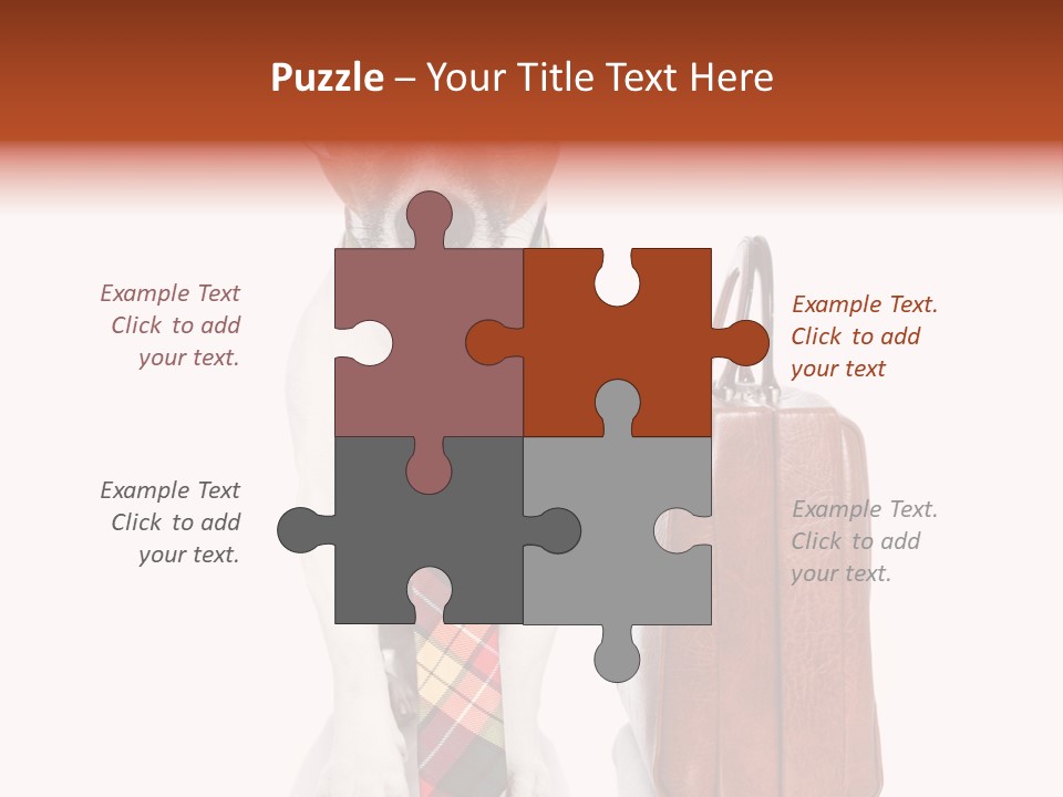 Professional Spectacle Suitcase PowerPoint Template